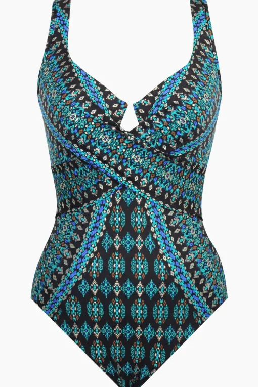Amarna Criss Cross Escape One Piece Swimsuit
