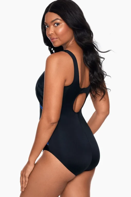 Colorblock Helix One Piece Swimsuit DD-Cup