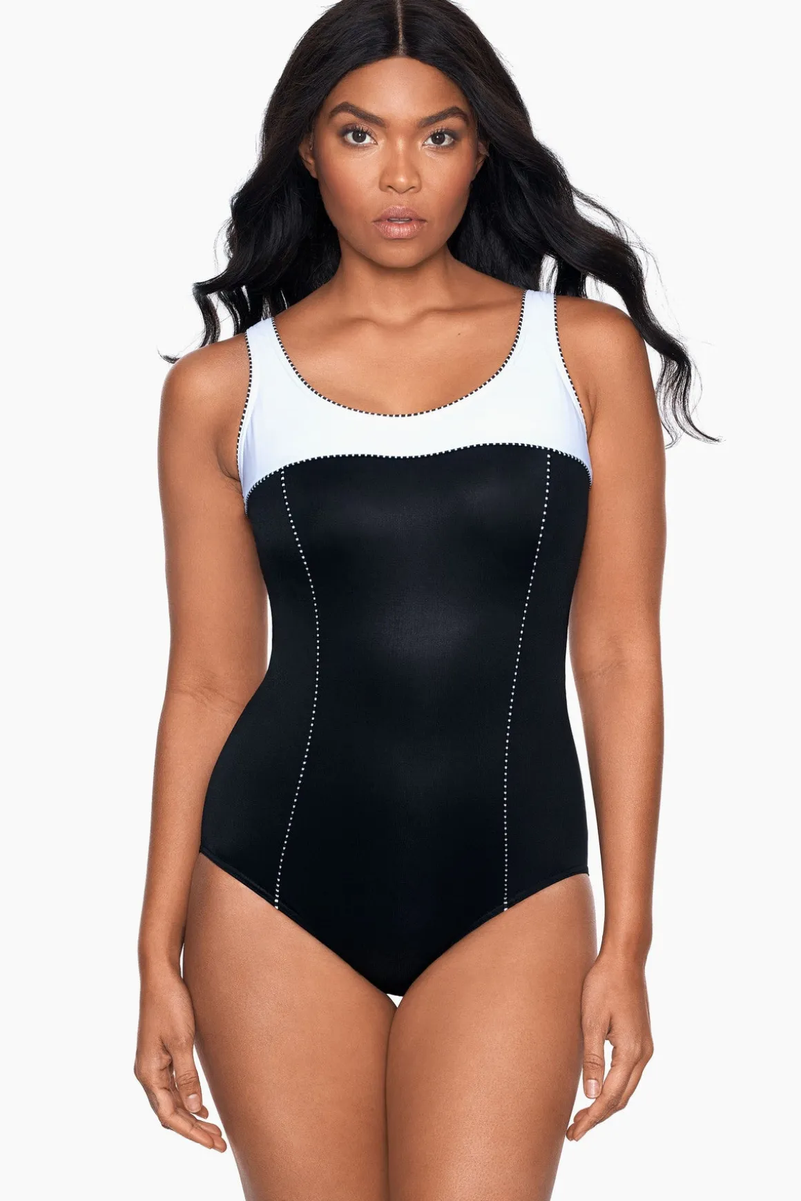 Colorblock Touche One Piece Swimsuit DD-Cup