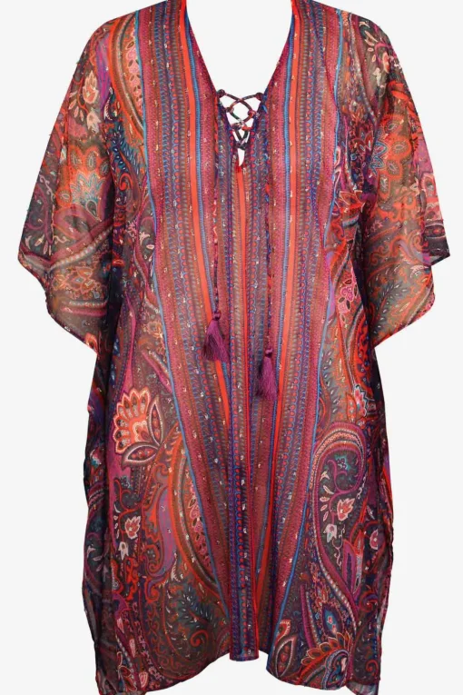 Dynasty Caftan Swim Cover Up