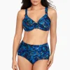 Fandango Plunge Swim Bra Top
