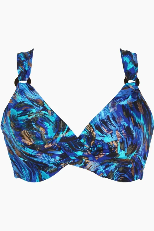 Fandango Plunge Swim Bra Top