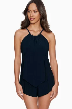 Halo Effect Goldie One Piece Romper Swimsuit