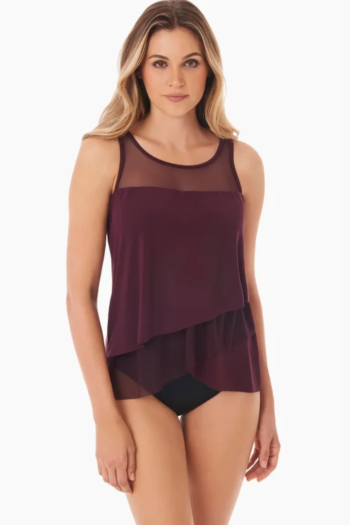 Illusionists Mirage Tankini Top DD-Cup