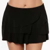 Layered Ruffle Skirt Swim Bottom