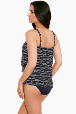 Linked In Mirage Tankini Top DD-Cup