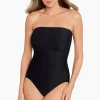 Long Torso Avanti Bandeau One Piece Swimsuit