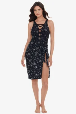 Lucky Stars Sarong Swim Cover Up