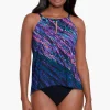 Mood Ring Peephole Tankini Top