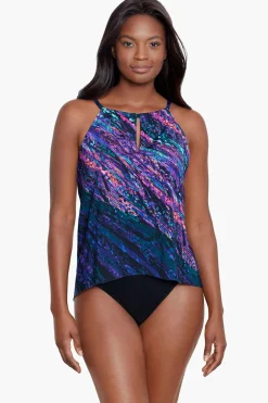 Mood Ring Peephole Tankini Top