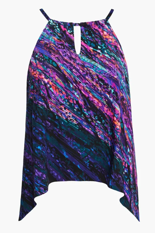 Mood Ring Peephole Tankini Top