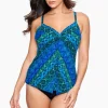 Ocean Ombre Love Knot Tankini Top DD-Cup