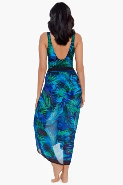 Palm Reeder Scarf Pareo Swim Cover Up