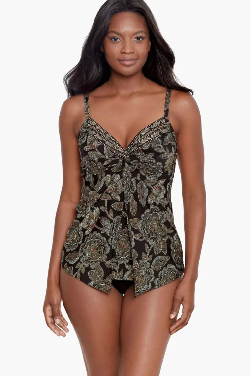 Petal Pusher Love Knot Tankini Top