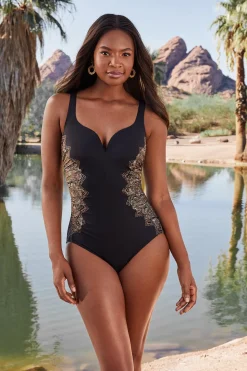 Petal Pusher Temptress One Piece Swimsuit
