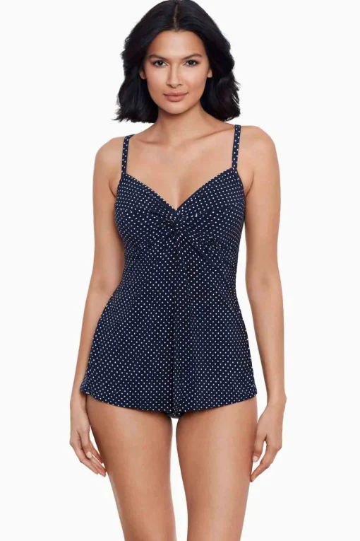 Pin Point Love Knot Tankini Top