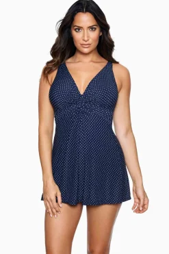Pin Point Marais One Piece Swim Dress
