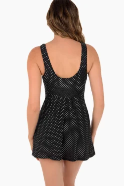 Pin Point Marais One Piece Swim Dress DD-Cup