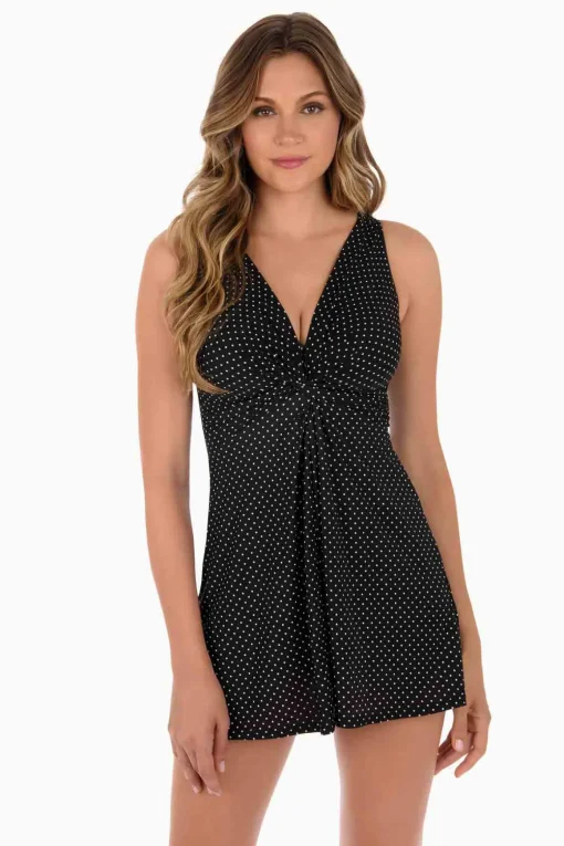 Pin Point Marais One Piece Swim Dress
