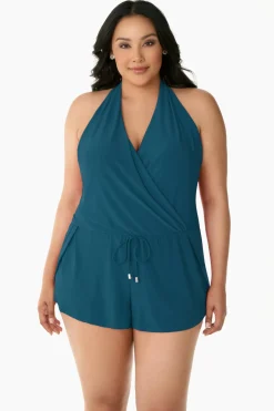 Plus Size Bianca One Piece Romper Swimsuit