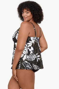 Plus Size Elle Dorado Love Knot Tankini Top