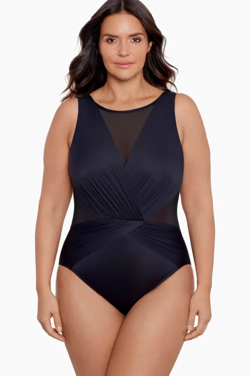 Plus Size Illusionists Palma One Piece Swimsuit