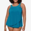 Plus Size Illusionists Ursula Underwire Tankini Top