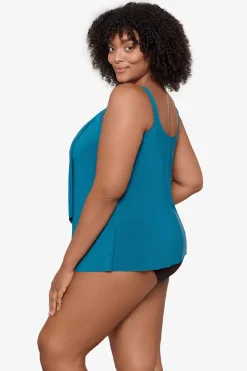 Plus Size Illusionists Ursula Underwire Tankini Top
