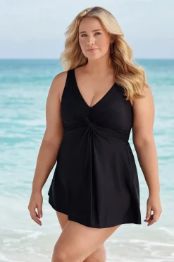 Plus Size Must Haves Marais One Piece Swim Dress