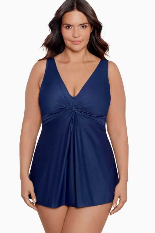 Plus Size Must Haves Marais One Piece Swim Dress