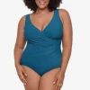Plus Size Must Haves Oceanus One Piece Swimsuit