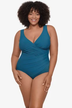 Plus Size Must Haves Oceanus One Piece Swimsuit