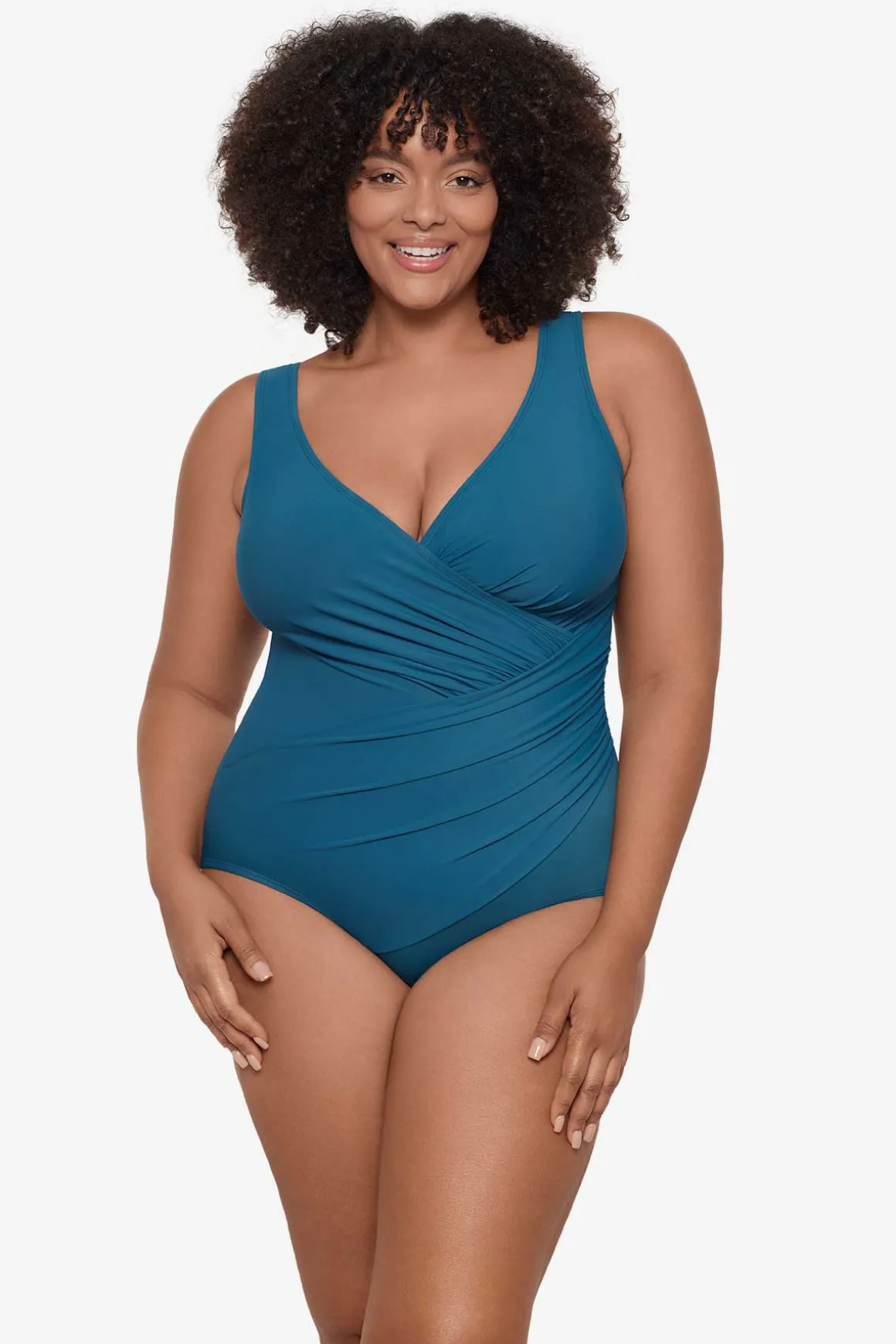 Plus Size Must Haves Oceanus One Piece Swimsuit