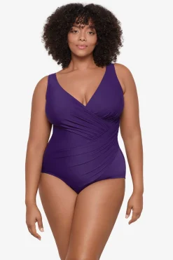 Plus Size Must Haves Oceanus One Piece Swimsuit