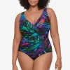 Plus Size Palma Paradiso Oceanus One Piece Swimsuit