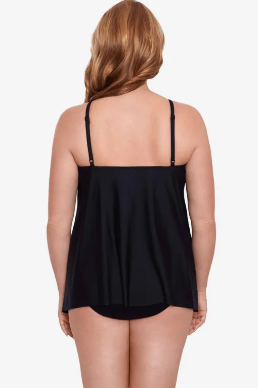 Plus Size Precioso Peephole Tankini Top