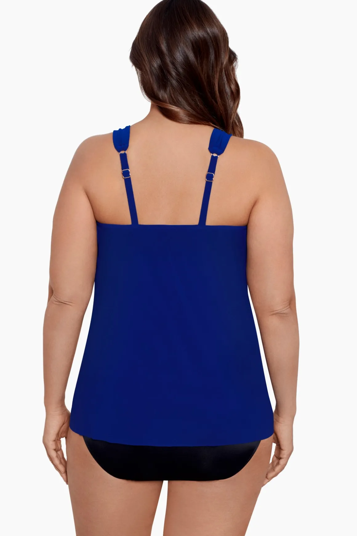 Plus Size Razzle Dazzle Underwire Tankini Top