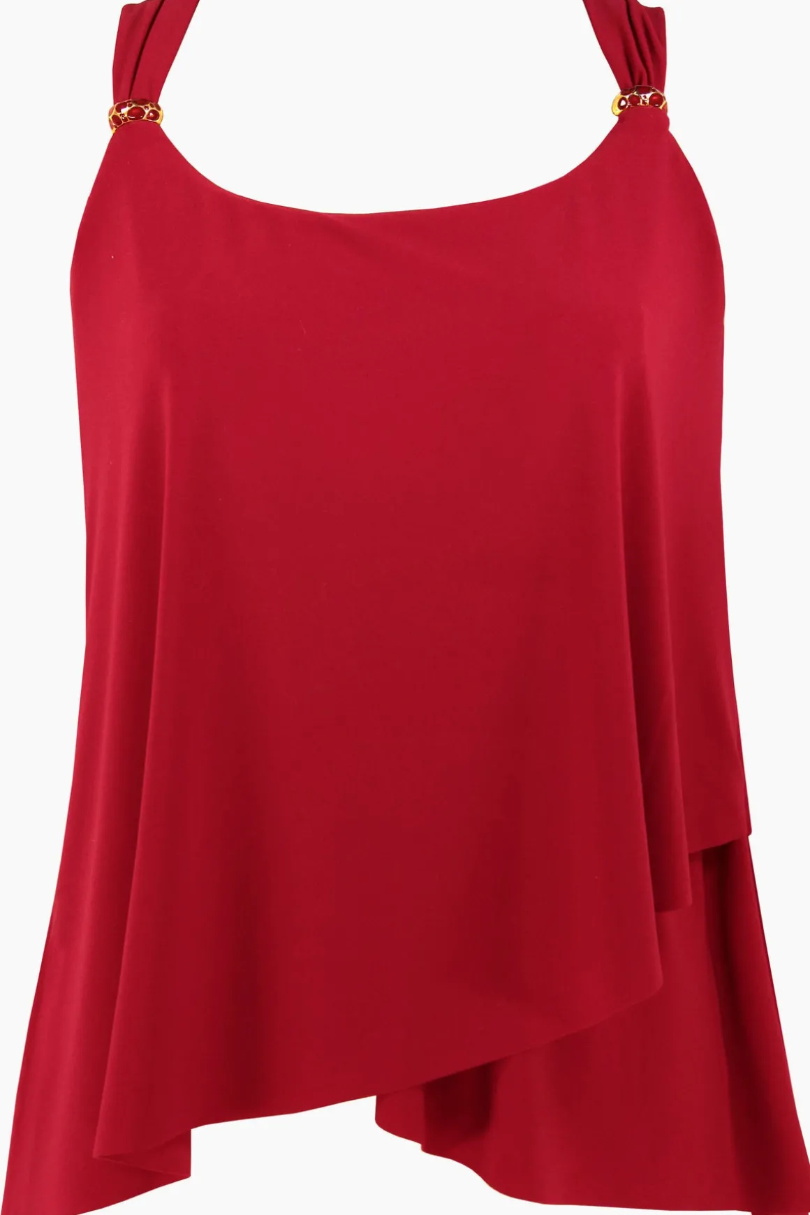 Plus Size Razzle Dazzle Underwire Tankini Top