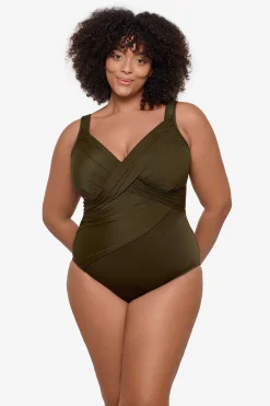Plus Size Rock Solid Revele One Piece Swimsuit