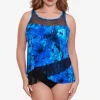 Plus Size Sous Marine Mirage Tankini Top