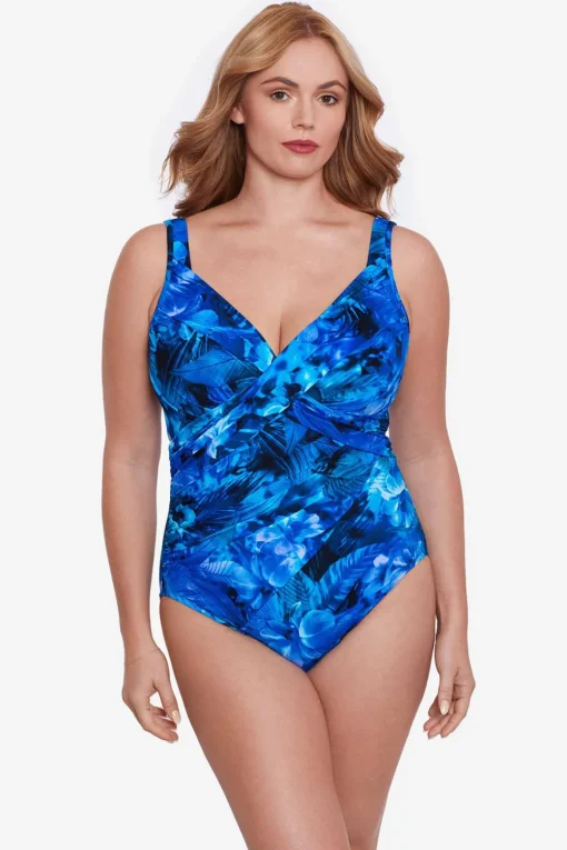 Plus Size Sous Marine Revele One Piece Swimsuit