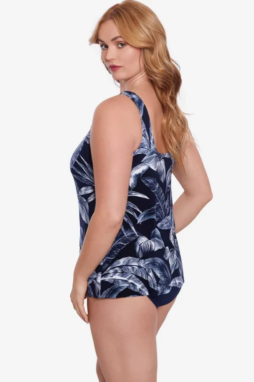 Plus Size Tropica Toile Ursula Tankini Top
