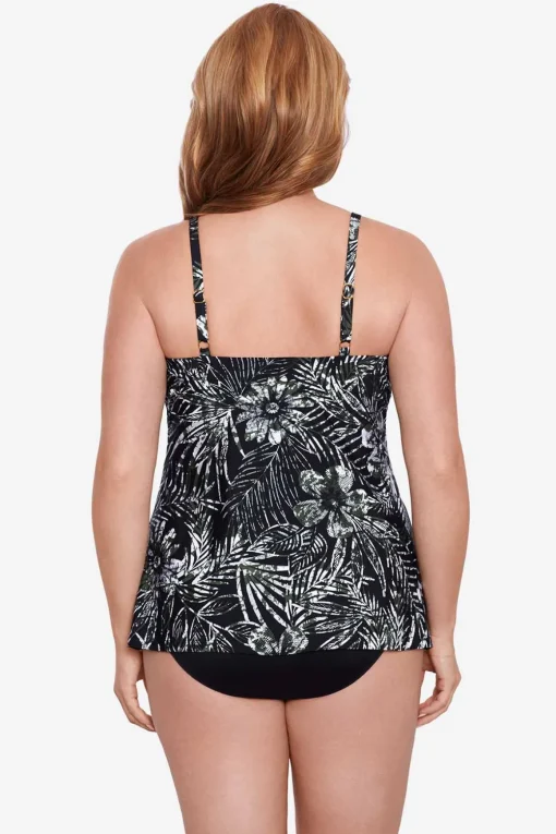 Plus Size Zahara Love Knot Tankini Top