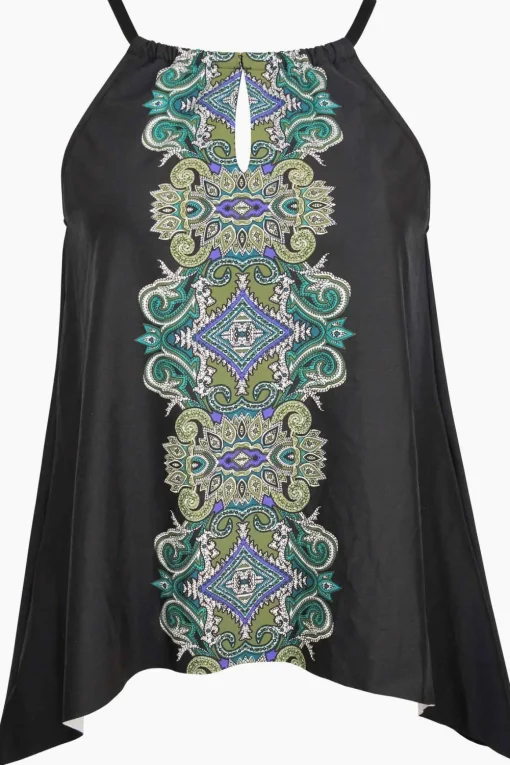 Precioso Peephole Tankini Top