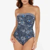 Provenace D'ur Avanti Bandeau Long Torso One Piece Swimsuit