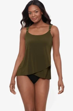 Razzle Dazzle Underwire Tankini Top DD-Cup