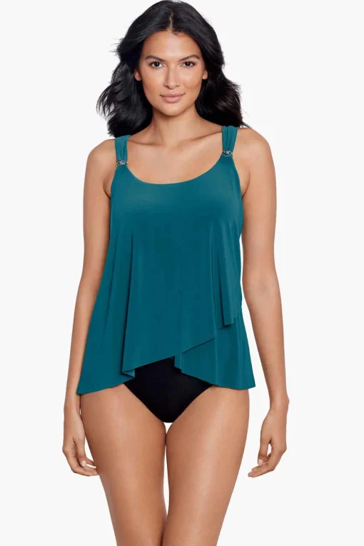 Razzle Dazzle Underwire Tankini Top DD-Cup