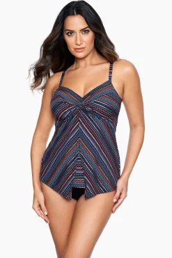 Shimmer Links Love Knot Tankini Top