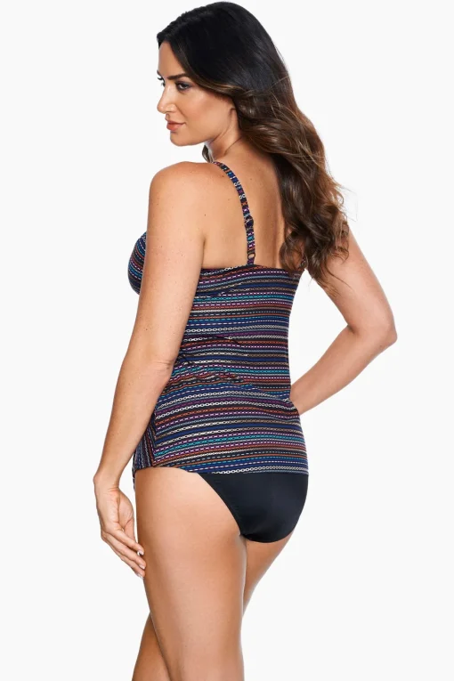 Shimmer Links Love Knot Tankini Top