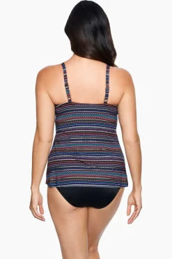 Shimmer Links Love Knot Tankini Top